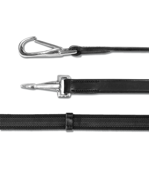 Wodze Anti-Slip zakończone karabińczykiem