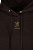 Bluza Hood Sparkle Heritage ciemny brązowy