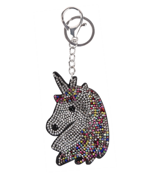 Breloczek Waldhausen Jednorożec srebrno kolorowy