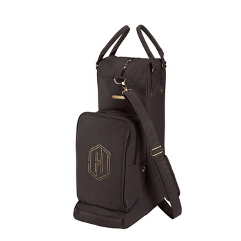 Torba na buty i kask Eskadron Faux Leather Heritage ciemny brązowy