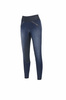 Bryczesy legginsy Pikeur Rosa Jeans Grip niebieski jeans