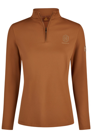 Bluzka Eskadron Half-Zip Heritage brązowa