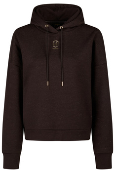 Bluza Hood Sparkle Heritage ciemny brązowy