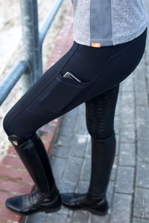 Legginsy jeździeckie Schockemöhle SPPocket granatowe