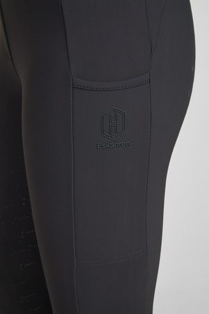 Legginsy jeździeckie Eskadron Cosy Full Grip Heritage granatowy