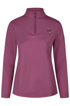 Bluzka Half-Zip Heritage ciemny różówy