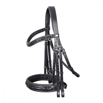 Ogłowie Schockemöhle Sambesi Croco czarne