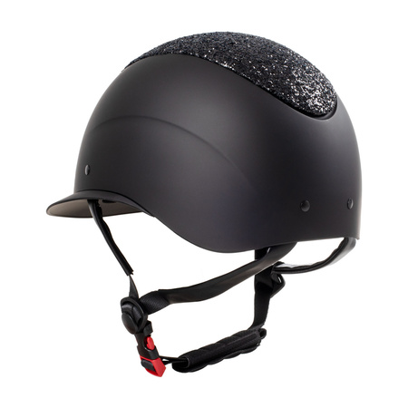 Kask Equestro Stone Wide z szerokim daszkiem czarny