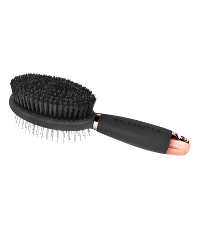 Szczotka Wldhausen Gel do grzywy i ogona podwójna czarna