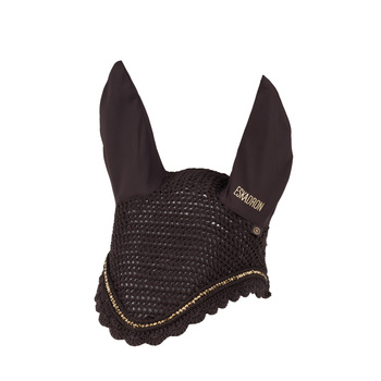 Nauszniki Eskadron Crystal Heritage ciemny brązowy