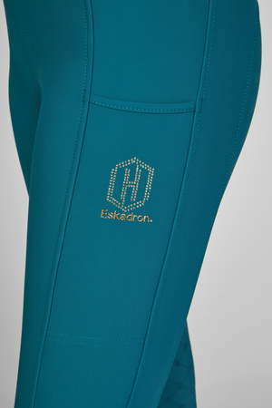 Legginsy jeździeckie Eskadron Pro Riding Tight Heritage zielone