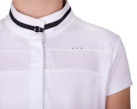 Koszulka konkursowa QHP młodzieżowa Kae biała