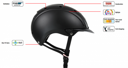 Kask Casco Mistrall czarny