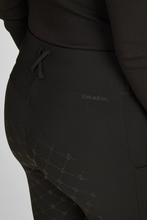 Legginsy jeździeckie Eskadron Cosy Full Grip Dynamic czarne