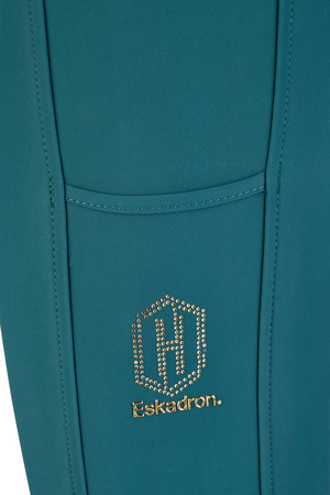 Legginsy jeździeckie Eskadron Pro Riding Tight Heritage zielone