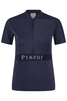 Koszulka Pikeur Mesh Zip 7234 Sports granatowa
