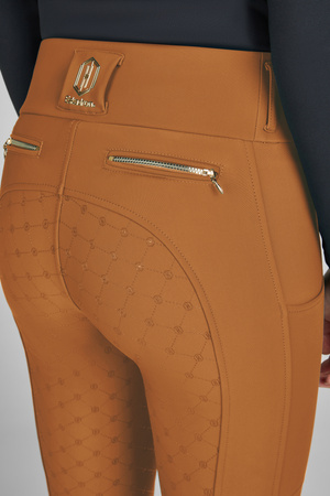 Bryczesy legginsy Eskadron Pro Riding Tight Heritage brązowe