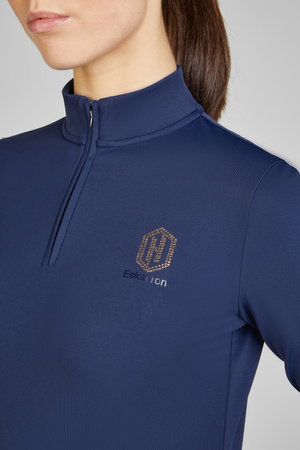 Bluzka Eskadron Half-Zip Heritage niebieska