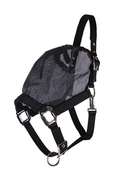 Kantar z maską przeciw owadom czarny