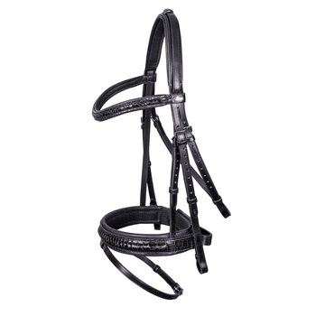 Ogłowie Schockemöhle Kibali Croco czarne