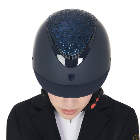 Kask Equestro Stone granatowy