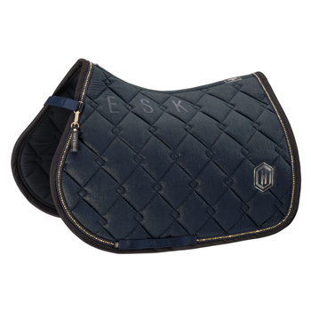 Czaprak Eskadron Cotton Glitter Crystal Heritage granatowy