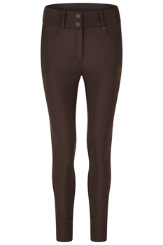 Bryczesy Eskadron Full Grip Heritage ciemny brązowy