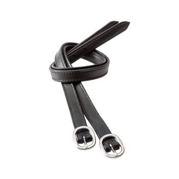 Paski skórzane do ostróg Kavalkade czarne