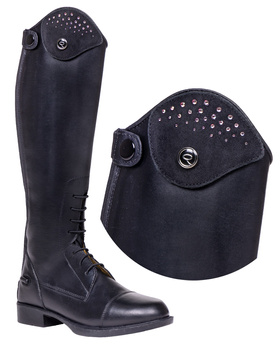 Nakładka wymienna do oficerek QHP Romy Fade różowa