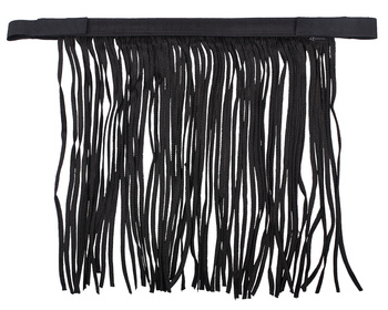 Frędzle QHP na kantar czarne