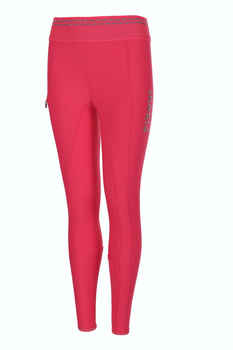 Bryczesy legginsy Pikeur Ida Grip Athleisure różowe