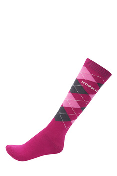 Skarpety Horka różowe w kratę