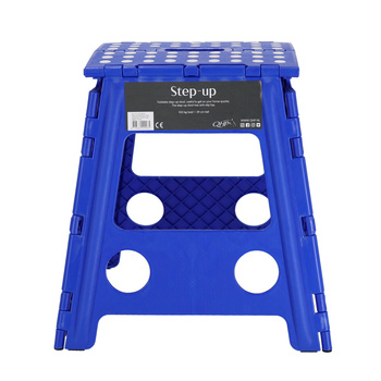 Podest stołek do stajni Step-up QHP niebieski